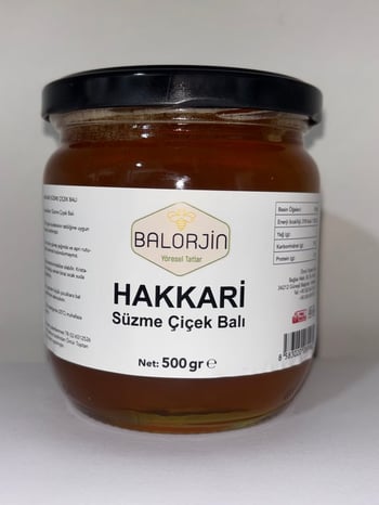Balorjin Hakkari Süzme Çiçek Balı 500 Gr