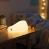 Buffer® 5 Farklı Renk Modlu Tembel Ördek Figürlü Pofuduk Led Gece Lambası–yumuşak Dokulu Çocuk Odası
