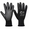 Sander G-111330 ( No 8 ) ( Small ) ( Siyah & Siyah Başlık ) Nitril İşçi Eldiven