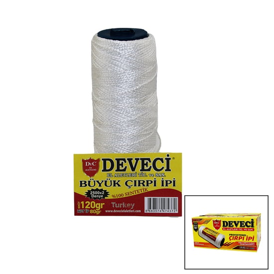Dvc Deveci ( Büyük ) Çırpı İpi ( Brüt 120gr & Net İp 80gr )