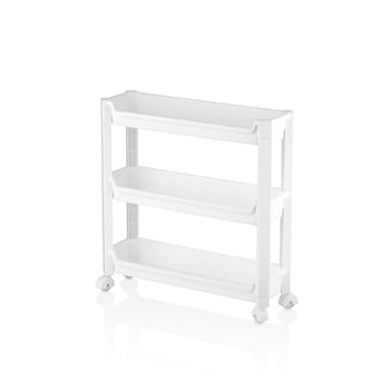 Urve Ur-3586 Rafty ( 3 Katlı ) ( Tekerlekli ) Sepet Organizer Düzenleyici ( Raf Ünitesi ) ( 465x145x480mm )