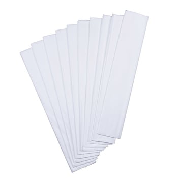 Beyaz Renk Krapon Kağıdı 10lu Paket 50cm X 2 Metre