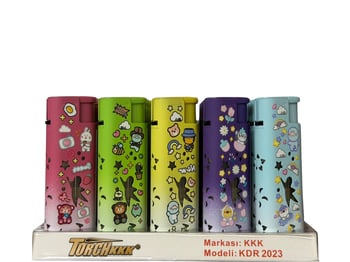 Torch Kkk2023 Metal Baskılı Turbo Çakmak *25