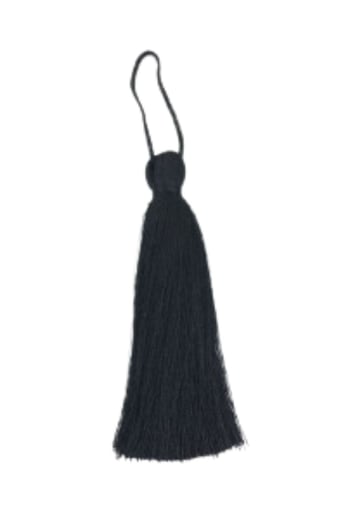 Püskül Tekli 5 Cm 1 Adet Siyah