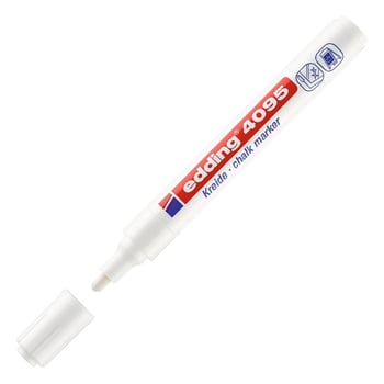 Edding E-4095 Cam Kalemi Beyaz