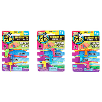Zıp Clip Zipper Clips 3lü
