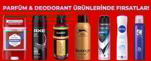 Hafta Sonu Fırsatları! Deodorant & Parfüm Ürünleri! kampanya resmi