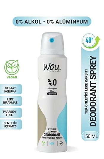 Wou Deodorant 150 ml Men