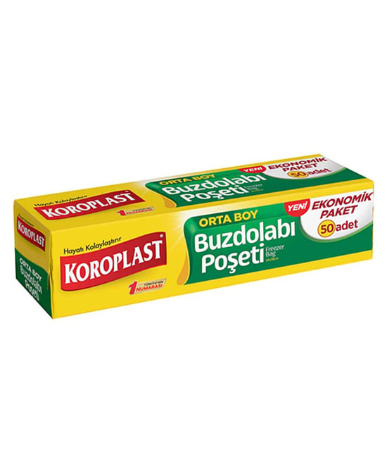 Koroplast Buzdolabı Poşeti Orta Boy 50 Poşet