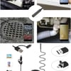 Diyarı Fırsat Boroskop Endoskop Kamera 10 Metre Kablolu 5.5 Mm Lens Led Aydınlatmalı Yılan Tipi