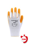 Master Glove Pg3 Sarı Polyester Örme Nitril İş Eldiveni 10 Beden
