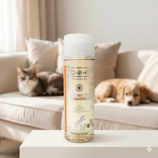 Bioxi® Vegan Kedi ve Köpek Şampuanı - Doğal Bakım ve Parlak Tüyler İçin