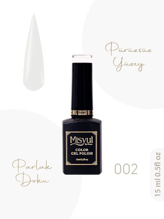 Misyul Uv Led Kalıcı Oje Nail Art 15 Ml 002
