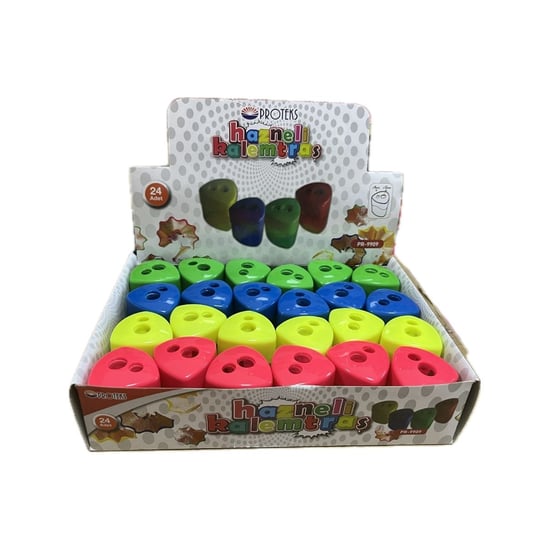 Proteks Çift Taraflı Depolu Kalemtıraş