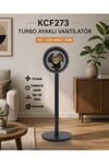Vanti 132cm (52inç) Led Işıklı Dekoratif Tavan Vantilatörü 40w Uzaktan Kumandalı 3 Pervane Antrasit