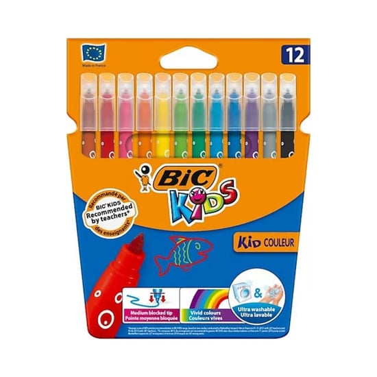 Bic 12 Renk Keçeli Kalem