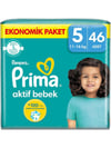 Prima Aktif 5 Numara Junior 46'lı Bebek Bezi