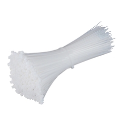 Zenith ( Beyaz ) ( 2.5x100mm ) ( Plastik ) Cırt Kelepçe ( Kablo Bağı ) ( 100pcs )
