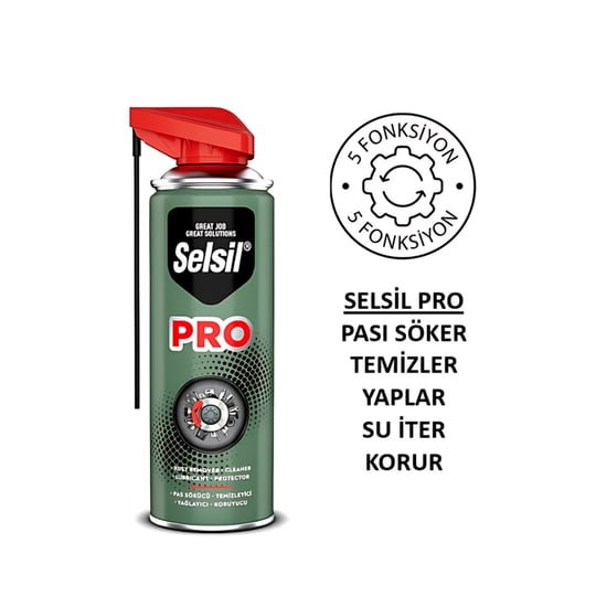 Selsil-50600 Pro Cobra Smart Çok Amaçlı Pas Sökücü & Temizleyici & Yağlayıcı & Koruyucu Sprey 400ml