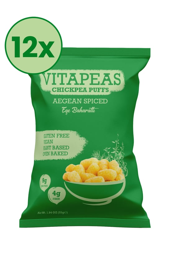 Vitapeas Ege Baharatlı Nohut Cipsi 55 g x 12