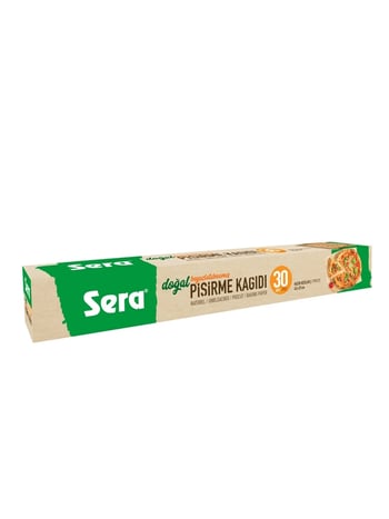Sera Doğal Hazır Kesilmiş Pişirme Kağıdı 30'lu