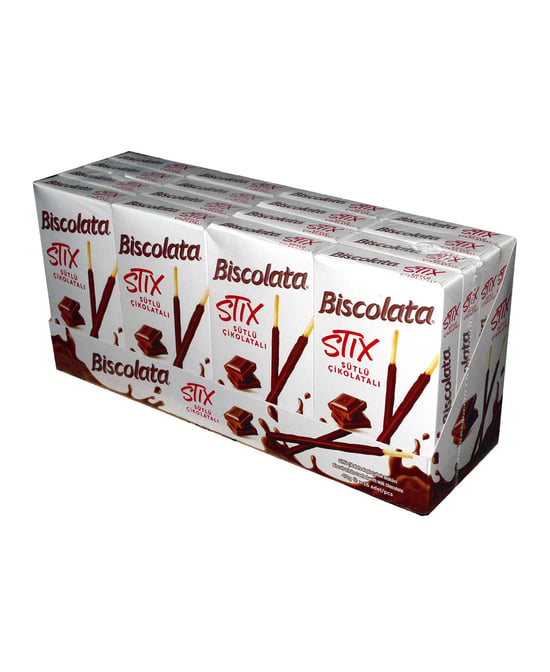Şölen Biscolata Stix 40 Gr 16'lı Paket Sütlü Çikolatalı