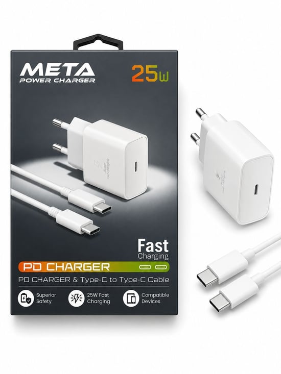 Meta Power 25w Beyaz Type-c Type-c