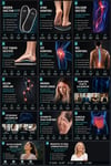 Doctor Fit Refleksoloji Rahatlatıcı,akapunktur Masaj Terliği Mavi Bayan Terliği 39 Numara