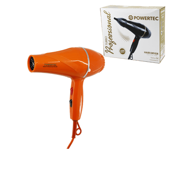 Powertec Tr-501 ( Turuncu ) Saç Kurutma & Fön Makinesi 2500w Performans