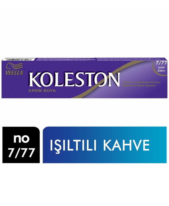 Koleston Saç Boyası Tüp No 7/77 İşıltılı Kahve