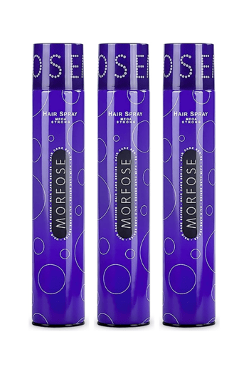 Morfose Saç Spreyi Mor Mega Strong (mega Tutuş) 400 Ml 3 Adet