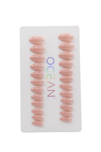 Ocean Profesyonel Takma Tırnak Seti Glazed Dark Pink Ebay-206