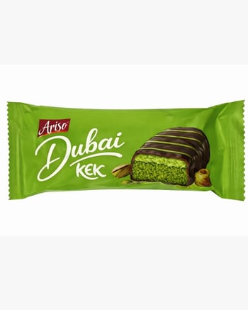 Ariso Kadayıflı ve Antep Fıstığı Kremalı Kakao Kaplamalı Dubai Kek