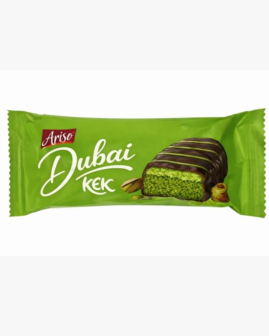 Ariso Kadayıflı ve Antep Fıstığı Kremalı Kakao Kaplamalı Dubai Kek