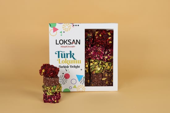 Loksan Özel Karışık Çeşit Antep Fıstıklı Kesme Lokum 300 Gr