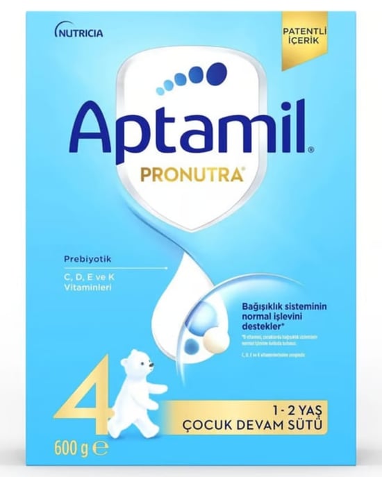 Aptamil Pronutra Devam Sütü 4 Numara 600 gr