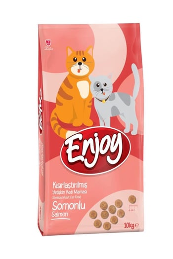 Enjoy Somonlu Yet.kıs.kedi Maması 10 Kg 2285
