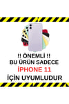 DİYARI FIRSAT İphone 11 Uyumlu Desenli Şeffaf Silikon Kılıf