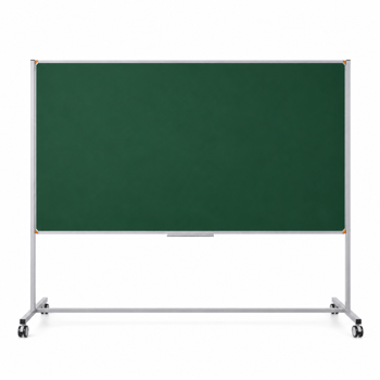 Emaye Yüzey Mobil Yazı Tahtası 120x200cm Yeşil
