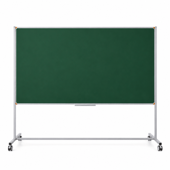 Emaye Yüzey Mobil Yazı Tahtası 120x200cm Yeşil