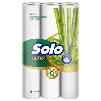 Solo Kağıt Havlu Ultra 12'li Bambu