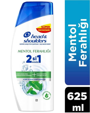 Head And Shoulders Mentol Ferahlığı 2si1 Arada Şampuan 625 Ml