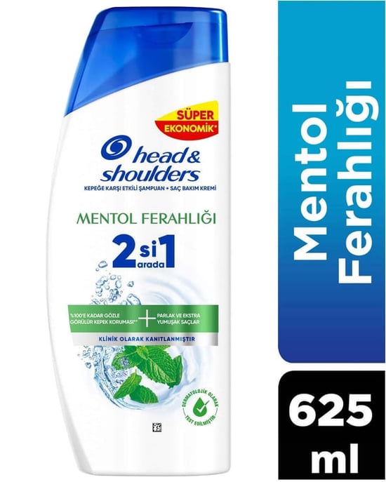 Head And Shoulders Mentol Ferahlığı 2si1 Arada Şampuan 625 Ml