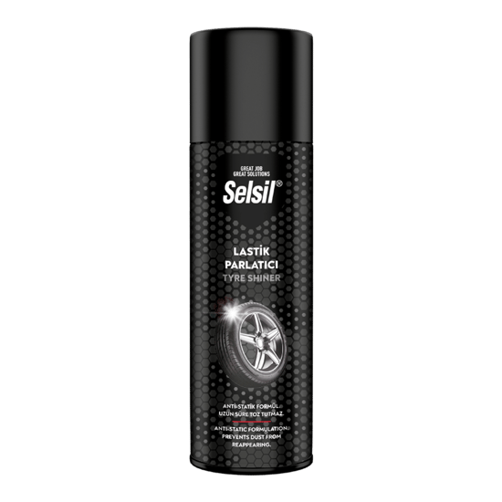Selsil Tas-018 Oto & Araç Lastik Parlatıcı & Temizleyici Sprey 500ml