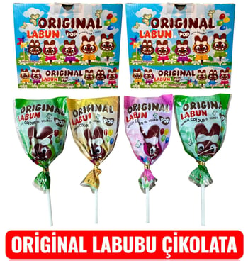 Original Labubu Çubuk Çikolata 24lü