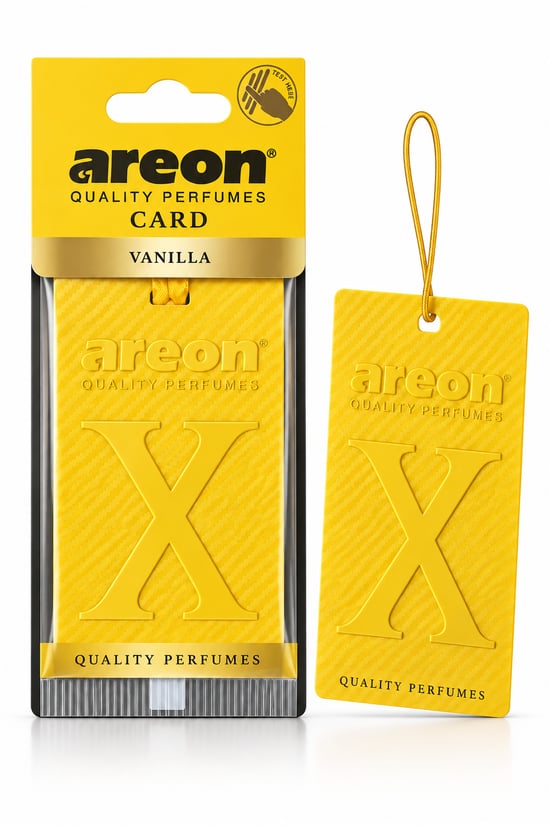 Areon Card Vanilla Oto Kokusu – Vanilya Kokulu Asma Araç Parfümü
