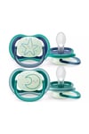 Avent Ultra Air Nighttime Emzik 6-18 Ay Erkek Scf376/13