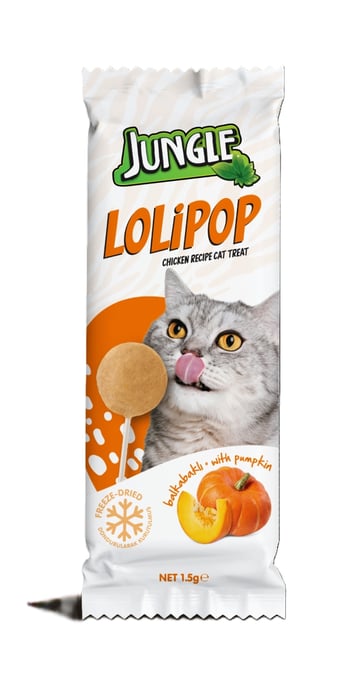 Jungle Kedi Lolipop Balkabaklı 1,5 Gr
