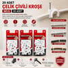 Medalyan Dl-41 ( No-5 ) ( 20pcs ) Çelik Çivili Kroşe