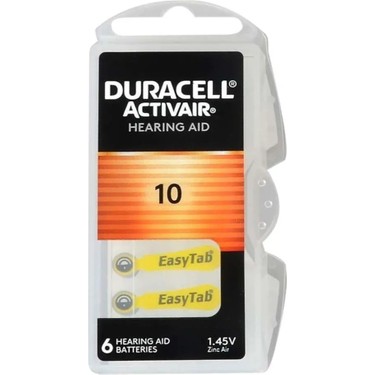 Duracell Activair Pr10 Kulak Pili 6'lı